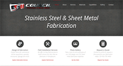 Desktop Screenshot of councilstainless.com